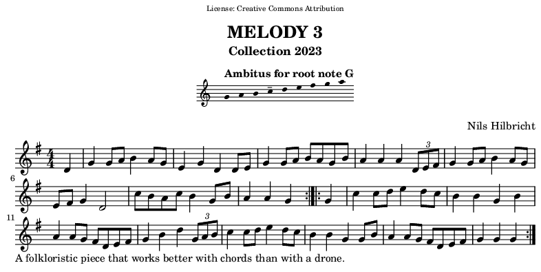 Melody in G