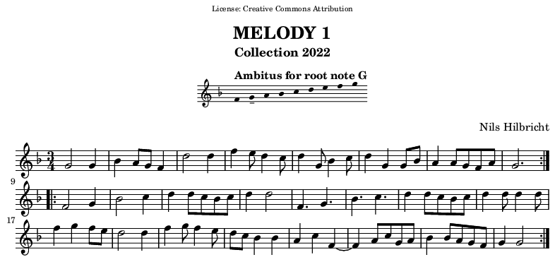 Melody in G