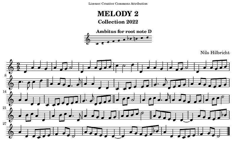 Melody in D