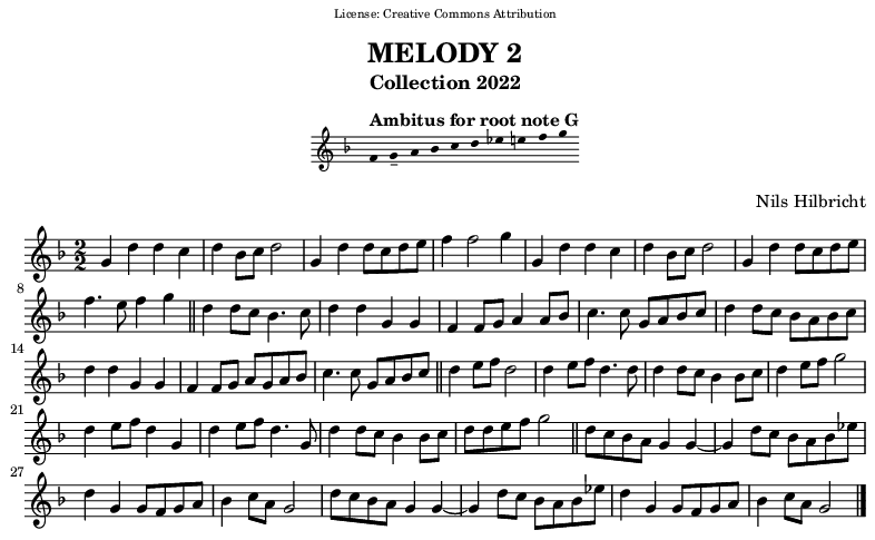 Melody in G