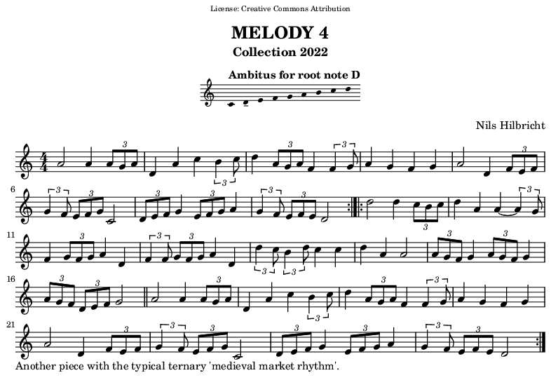 Melody in D