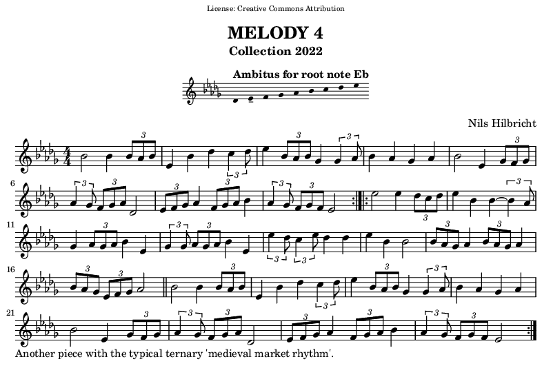 Melody in EB