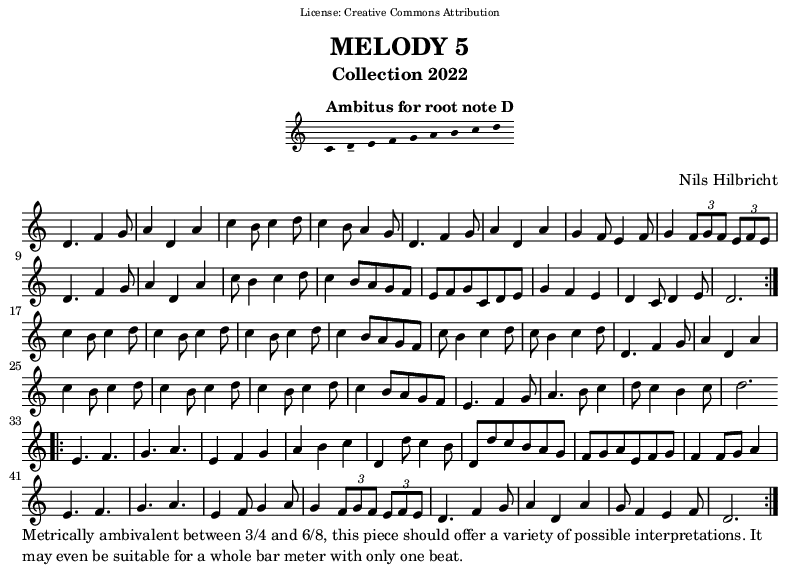 Melody in D