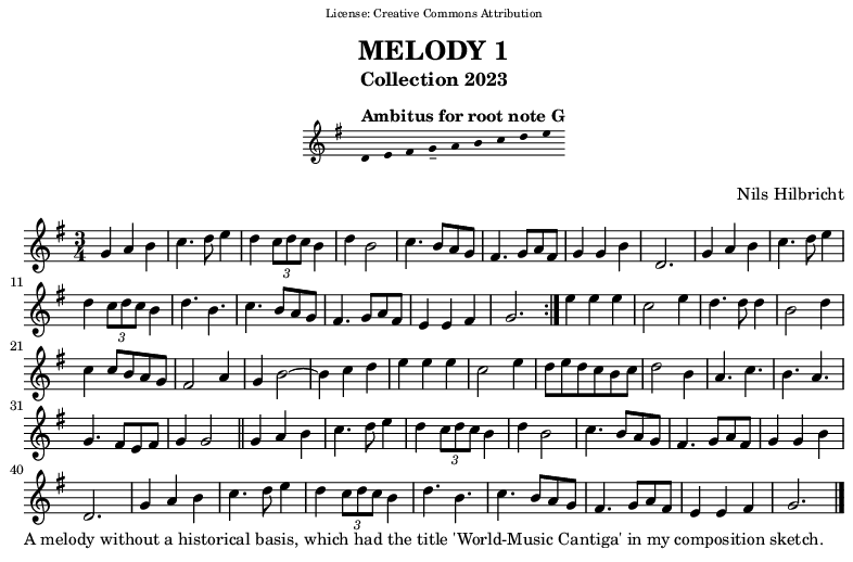 Melody in G