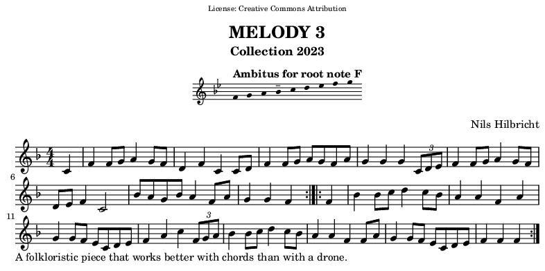 Melody in F