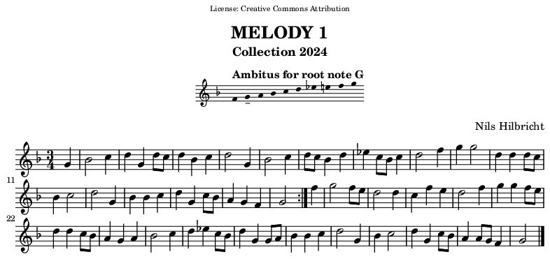 Melody in G