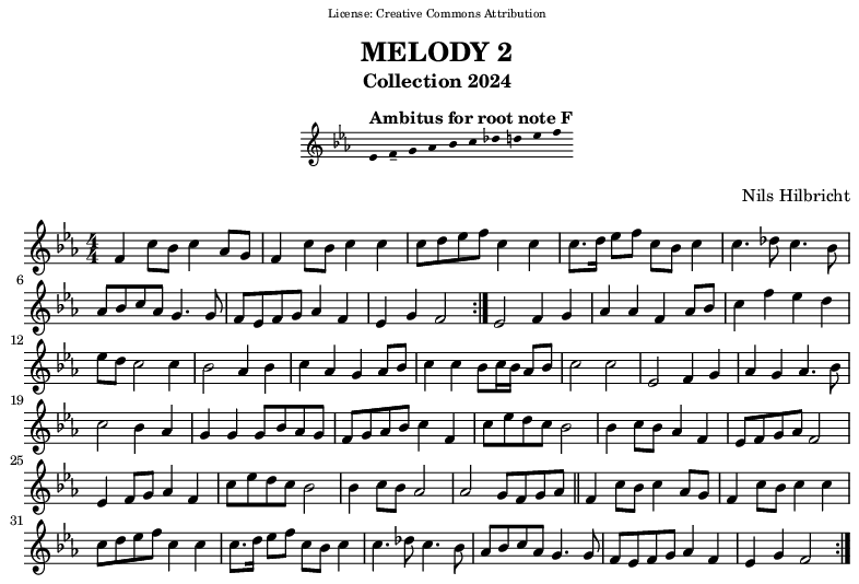 Melody in F