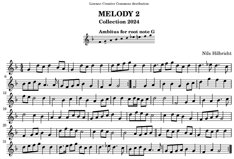 Melody in G