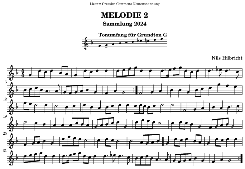 Melodie in G